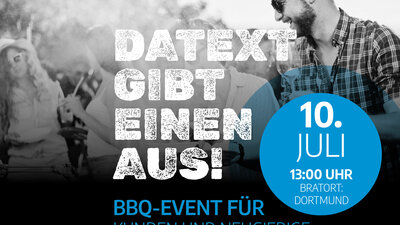 Datext gibt einen aus! Summer BBQ Handwerk.